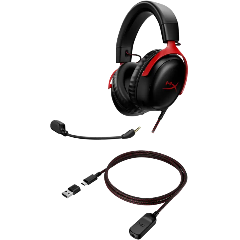 Casque Gaming HP HyperX Cloud III / Black & Red