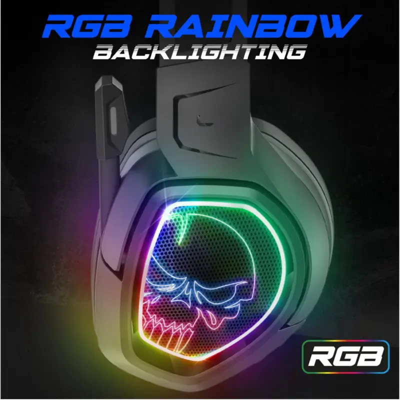 Casque Gaming Sans Fil SPIRIT OF GAMER XPERT H1300 RGB / Noir