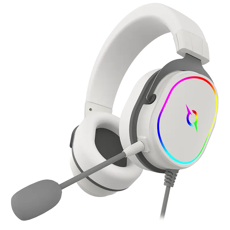 Casque Micro GAMER AQIRYS ALTAIR / Filaire / Blanc