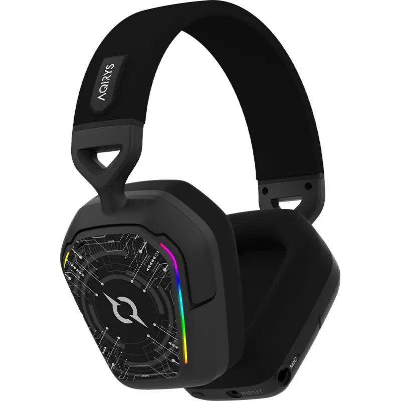 CASQUE MICRO GAMER Sans Fil ALNAIR AQIRYS / Noir