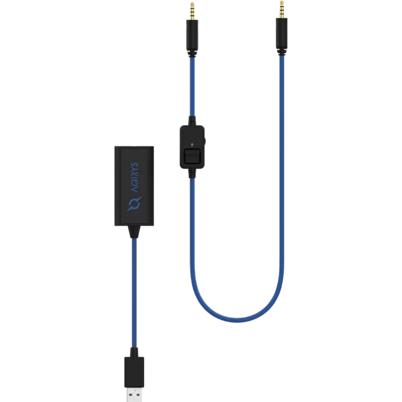 Micro Casque Filaire Gamer AQIRYS SIRIUS PRO | Noir