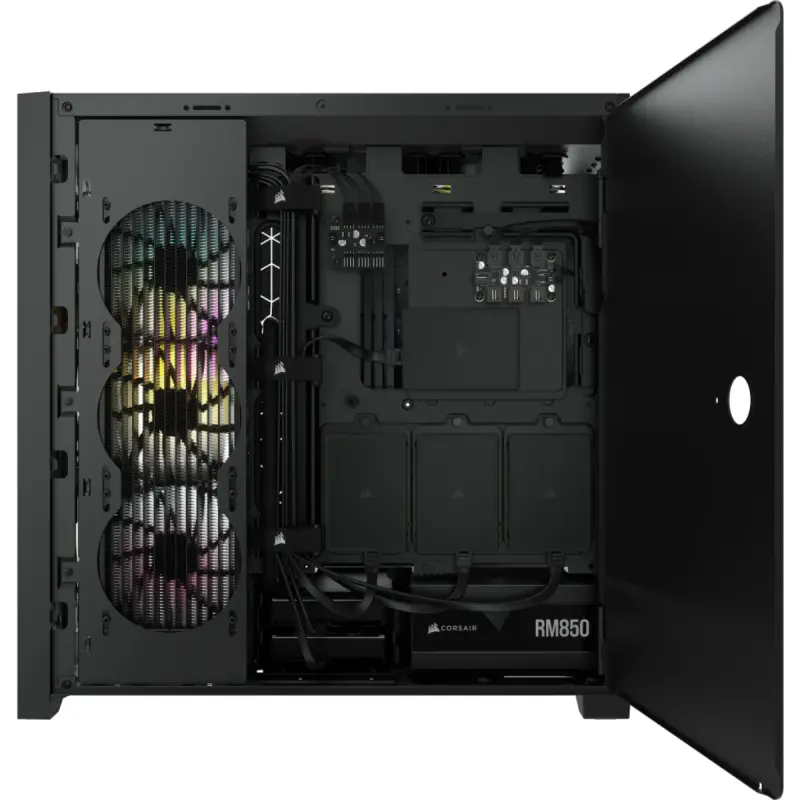 Boîtier Gamer Corsair iCUE 5000X RGB ATX Moyen-Tour / Noir