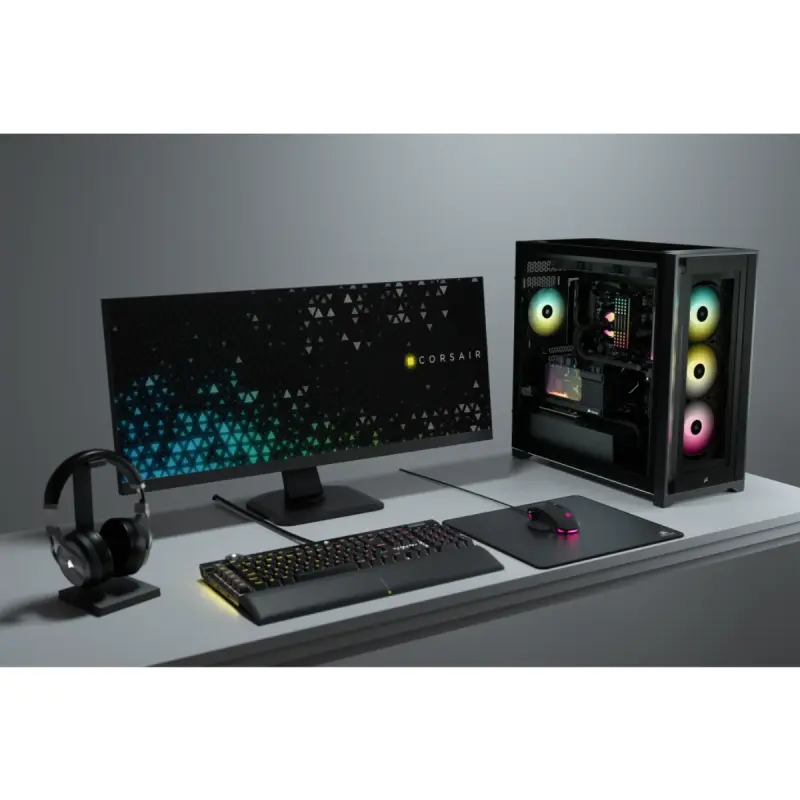 Boîtier Gamer Corsair iCUE 5000X RGB ATX Moyen-Tour / Noir