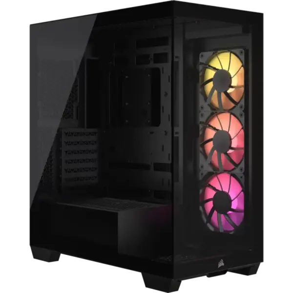 Boîtier Gaming Moyen-Tour CORSAIR 3500X / ATX / ARGB / Noir