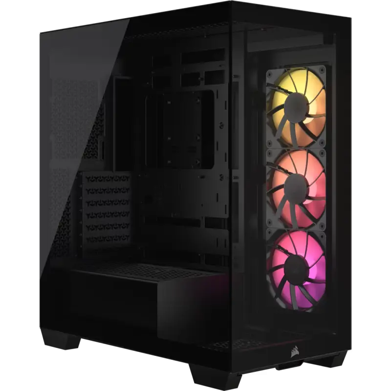 Boîtier Gaming Moyen-Tour CORSAIR 3500X / ATX / ARGB / Noir