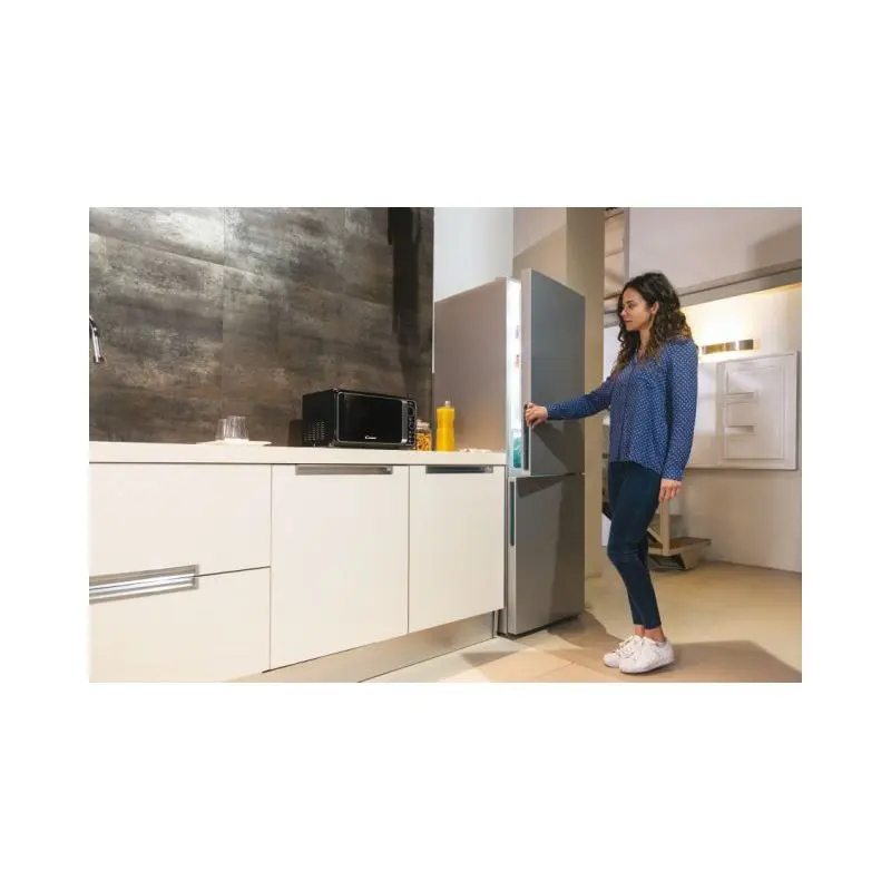 Réfrigérateur Candy No Frost Combiné 341 Litres / Silver