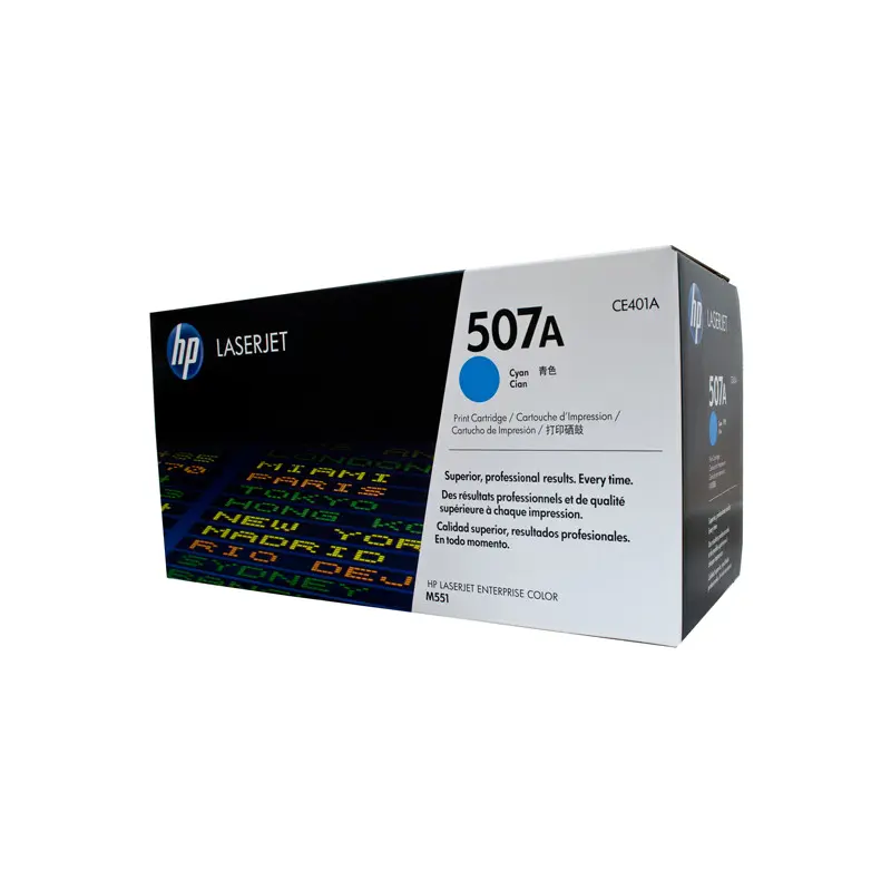 TONER ORIGINAL HP 507A – CE401A / CYAN