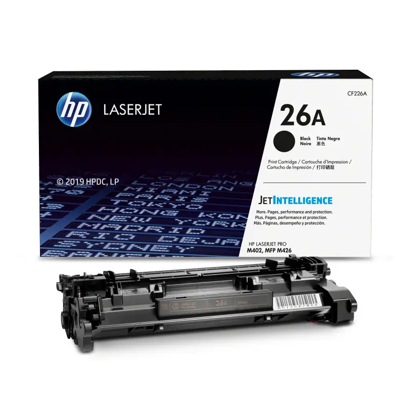 Cartouche de toner HP 26A LaserJet noir originale / 3 100 pages CF226A