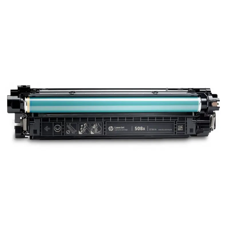 Cartouche de toner HP 508A LaserJet Cyan originale / 6 000 pages CF361A