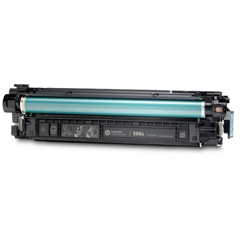 Cartouche de toner HP 508A LaserJet Cyan originale / 6 000 pages CF361A