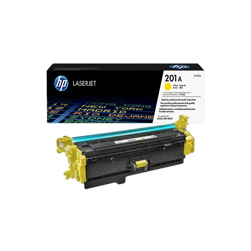 Cartouche de toner HP 201A LaserJet Jaune originale / 1 330 pages CF402A