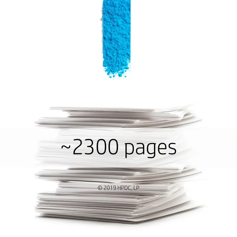 Cartouche de toner HP 410A LaserJet cyan originale / 2 300 pages CF411A