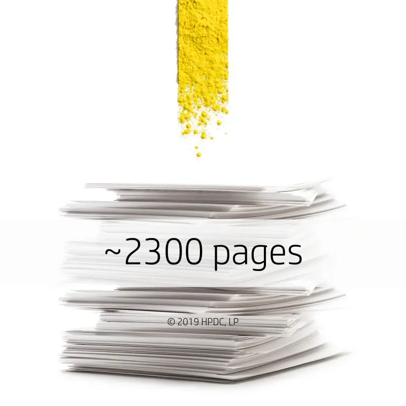 Cartouche de toner HP 410A LaserJet jaune originale / 2 300 pages CF412A