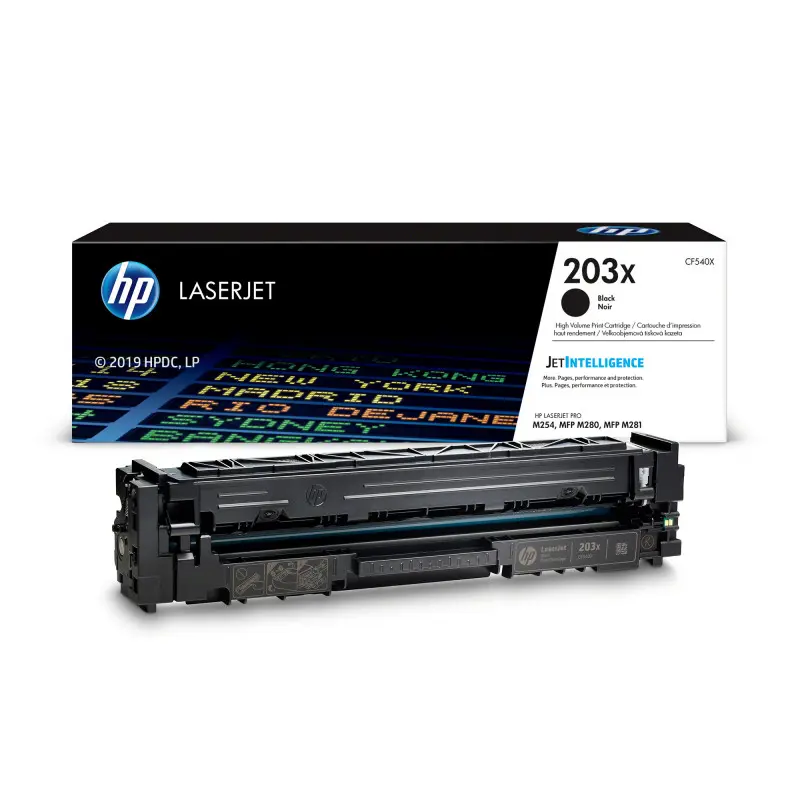 Toner Grande Capacité Original HP 203X pour LaserJet / Noir