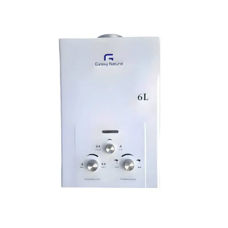 Chauffe Bain GALAXY NATUREL 6 Litres Gaz Bouteille / Blanc