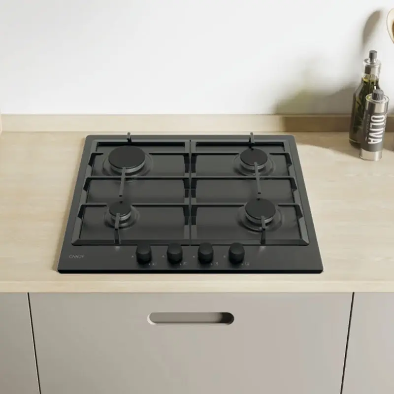 Plaque de cuisson Encastrable Candy / 4 Feux / Noir / CHG6BRBB