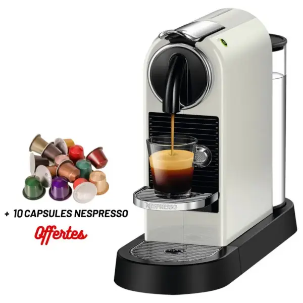 Machine à café Nespresso CitiZ D113 / Blanc