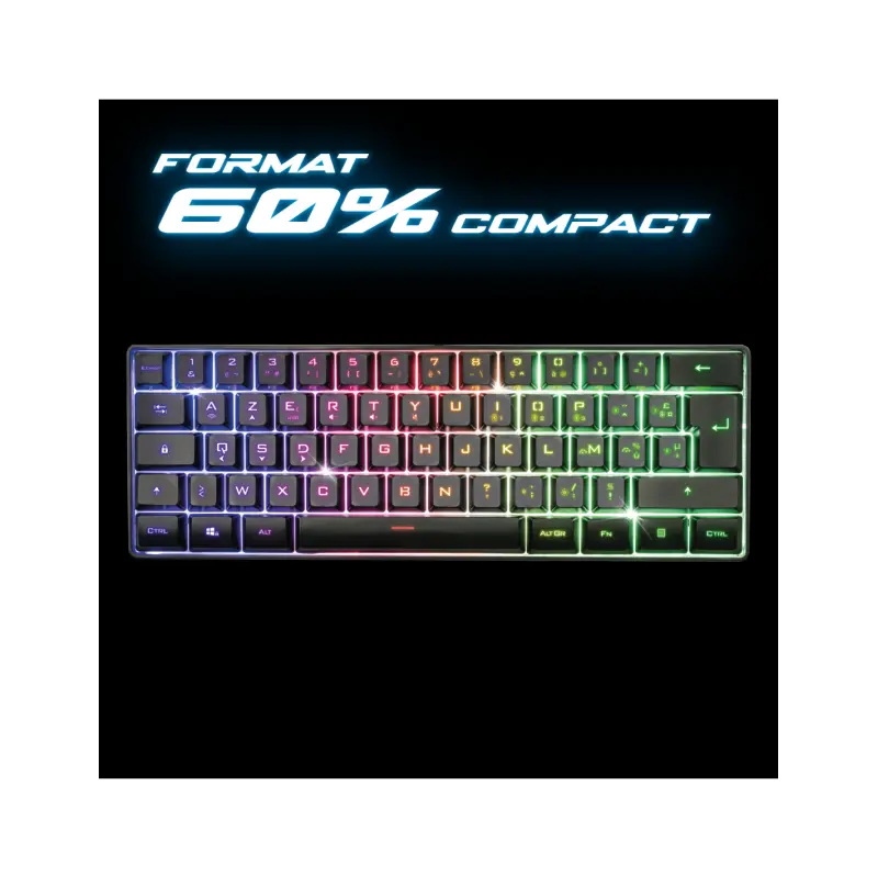 Clavier Gamer Sans Fil SPIRIT OF GAMER Elite-K50 RGB / Noir
