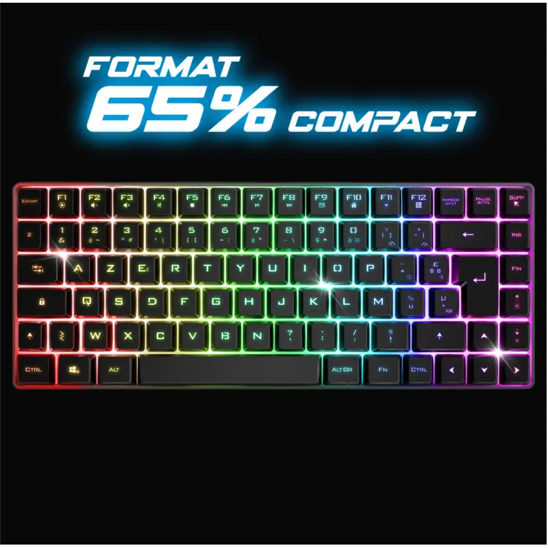 Clavier Gamer Sans Fil SPIRIT OF GAMER ELITE-K70 RGB – Noir