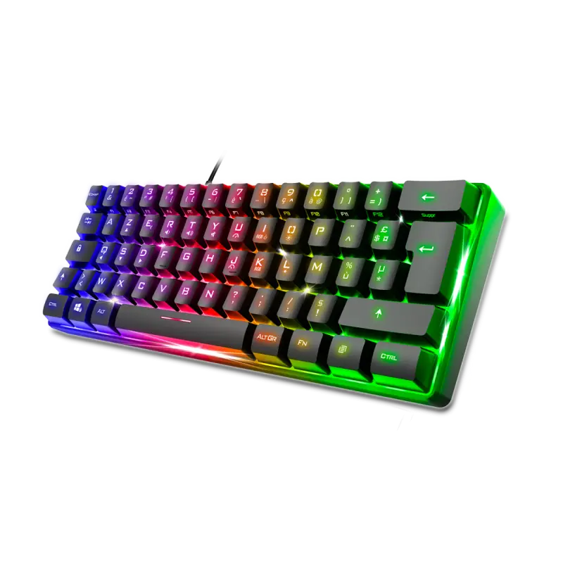 CLAVIER Gaming Spirit Of Gamer PRO K2 TKL RGB MEMBRANE USB NOIR