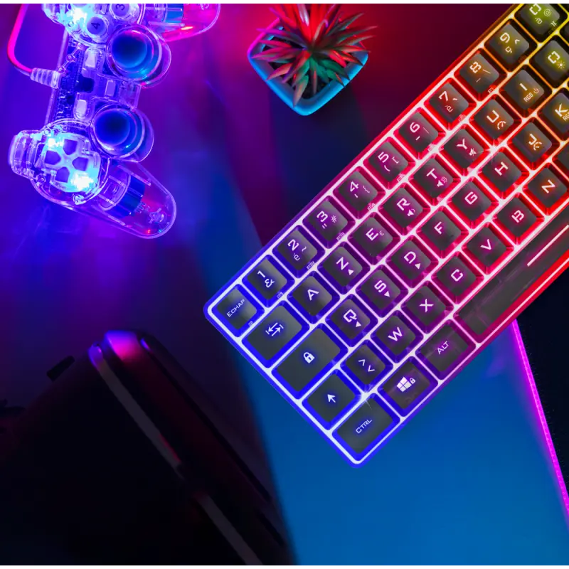CLAVIER Gaming Spirit Of Gamer PRO K2 TKL RGB MEMBRANE USB NOIR