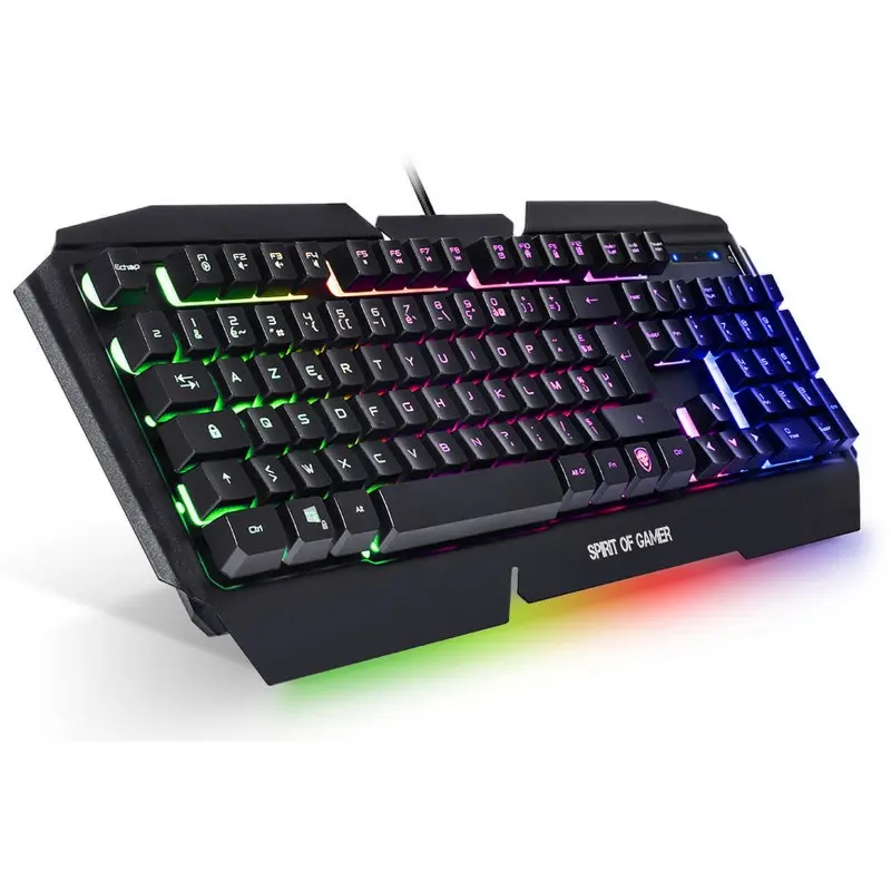 Clavier Gaming Rétroéclairé Spirit of Gamer Pro-K5 / Noir