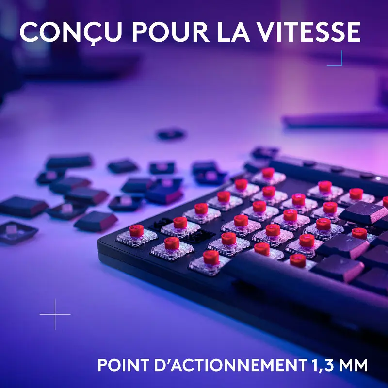 Clavier Gamer Sans Fil LOGITECH G515 LIGHTSPEED TKL / Noir