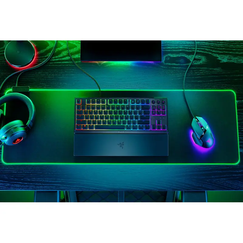 Clavier Gaming Filaire Mécanique AZERTY Razer ORNATA V3 Tenkeyless / RGB / USB / Noir