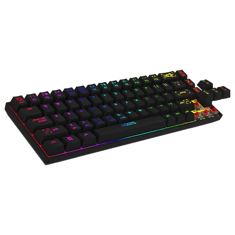 Clavier Gamer Mécanique AQIRYS MIRA / 100% Anti-ghosting / RGB / Noir