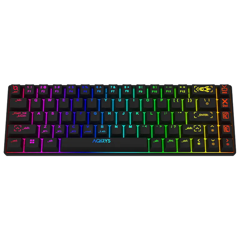Clavier Gamer Mécanique AQIRYS MIRA / 100% Anti-ghosting / RGB / Noir