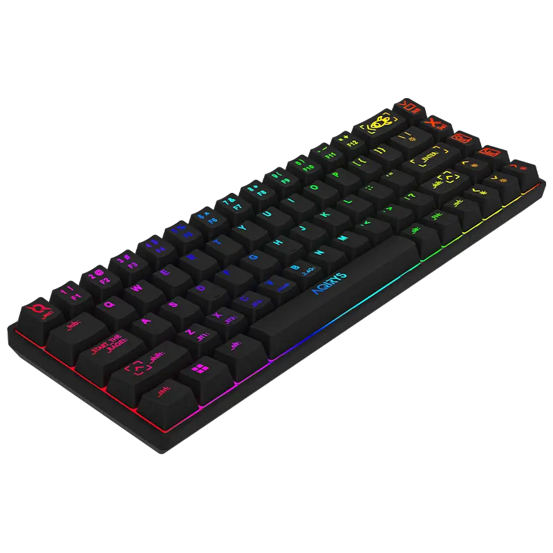 Clavier Gamer Mécanique AQIRYS MIRA / 100% Anti-ghosting / RGB / Noir