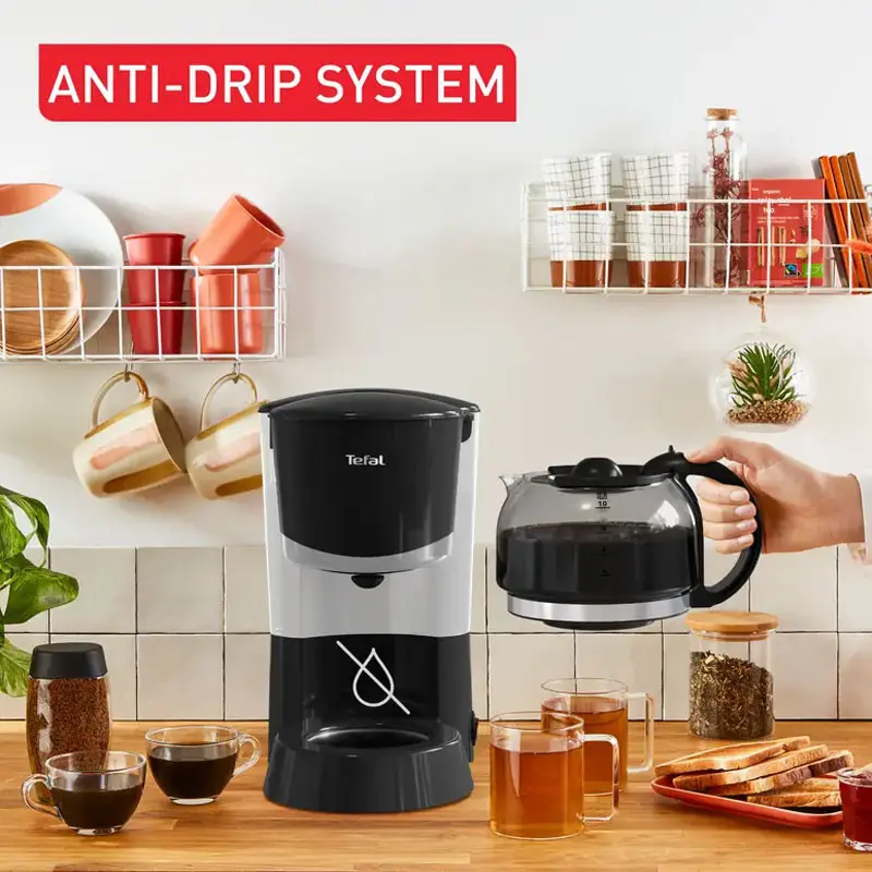 Cafetière Vita TEFAL 1.25 Litres / Noir / CM171810