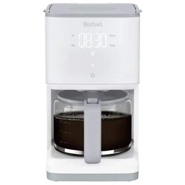 Machine à café TEFAL programmable 1,25 Litre SENSO / Blanc / CM693110