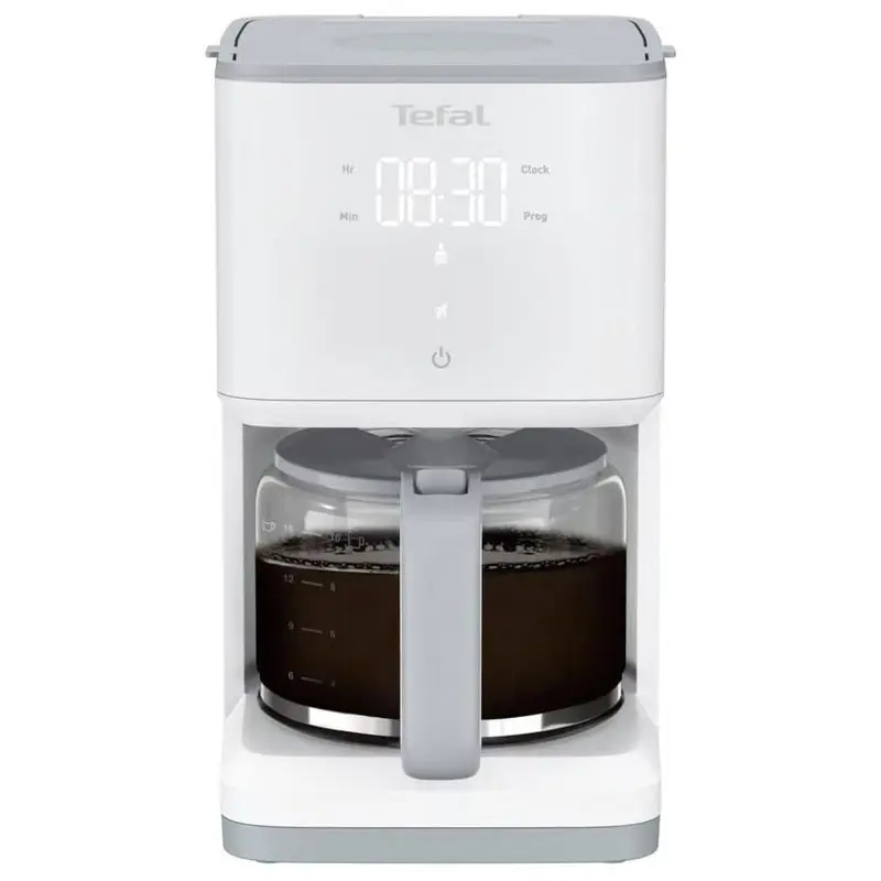 Machine à café TEFAL programmable 1,25 Litre SENSO / Blanc / CM693110