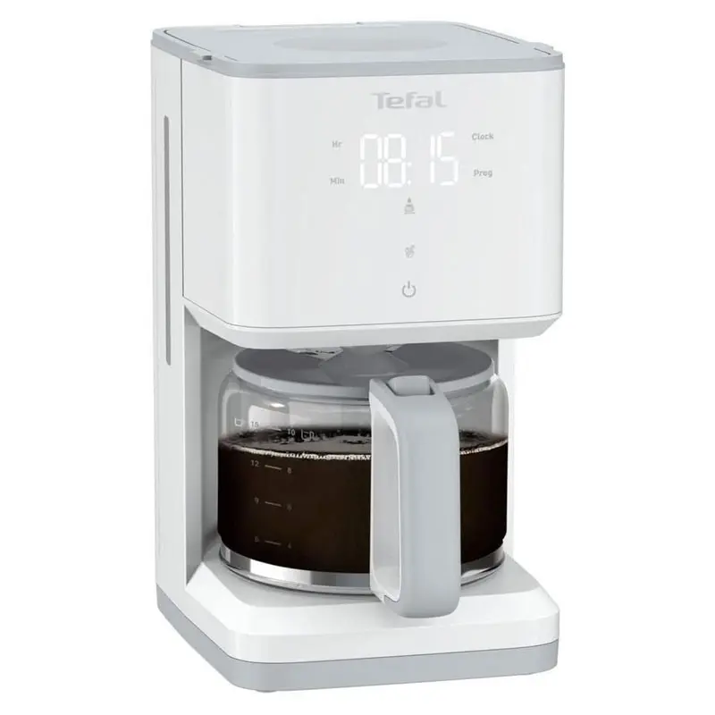 Machine à café TEFAL programmable 1,25 Litre SENSO / Blanc / CM693110