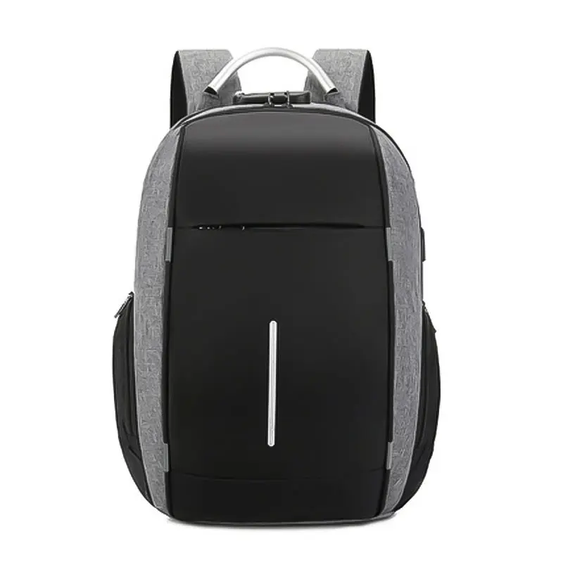 SAC A DOS 16&Prime; + PORT USB GRIS – CO1435-GR