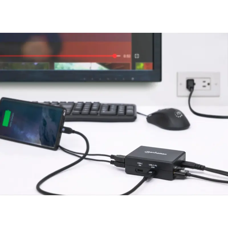 Concentrateur de charge d&rsquo;alimentation Smart Video INTELLINET/MANHATTAN