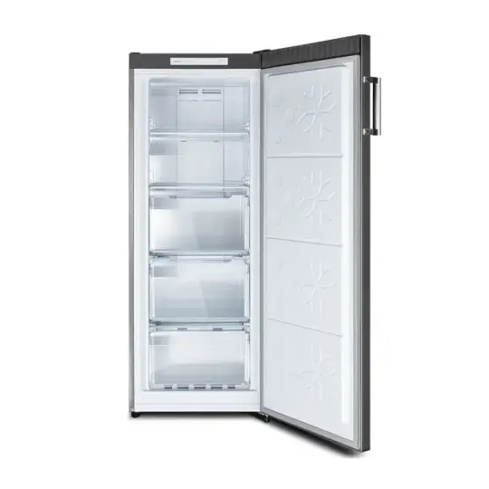 Congélateur Vertical Newstar CVN-181-5-SS 166 Litres / Silver