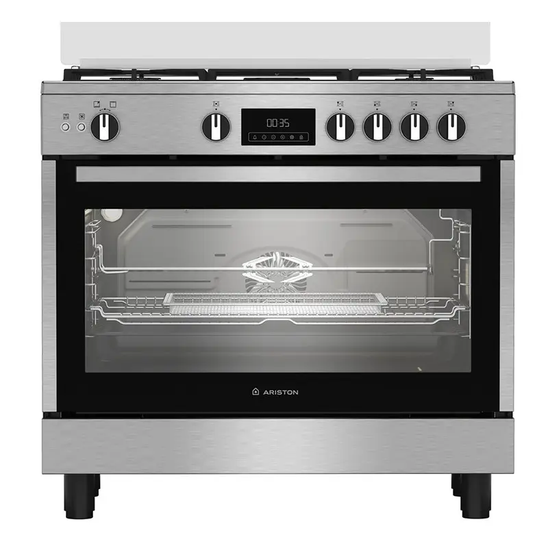 Cuisinière à Gaz ARISTON ARR9GGF33229XNA 5 Feux 90cm – Inox