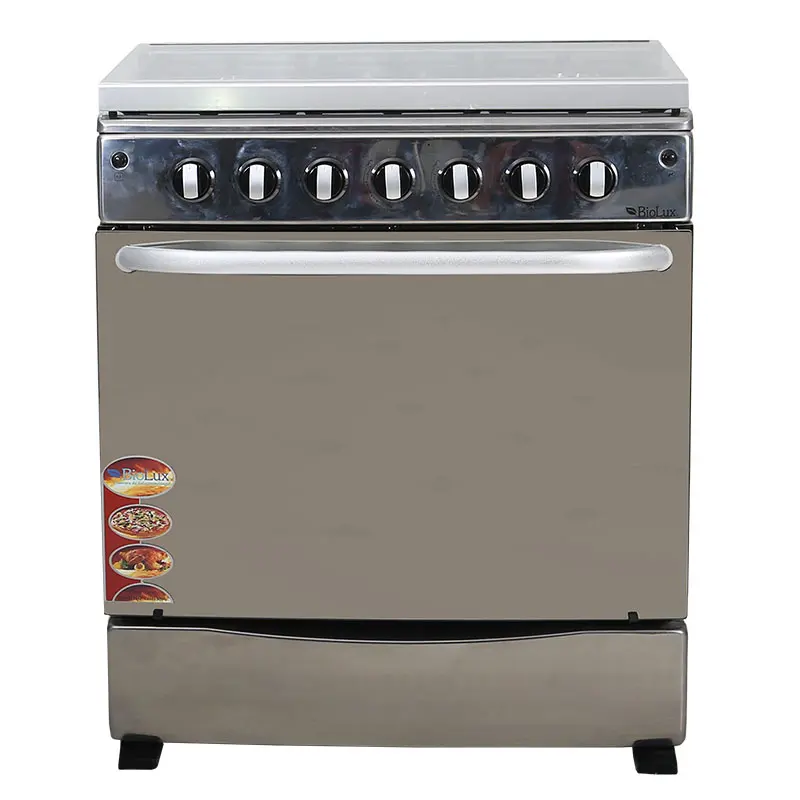 Cuisinière BIOLUX 76cm 5 Feux Tourne Broche Inox (M7656XTBA)
