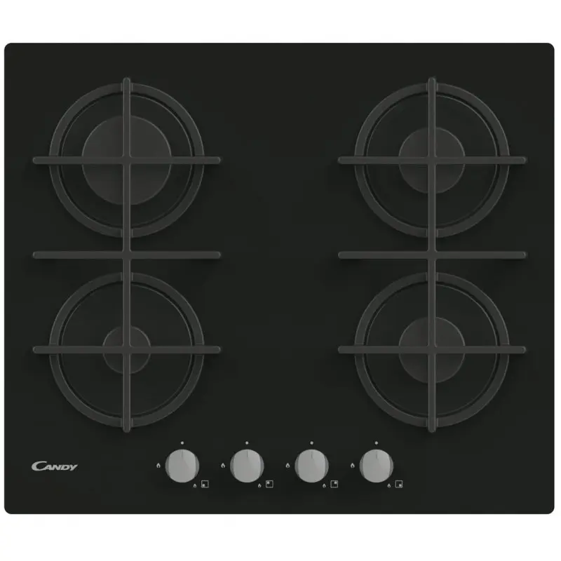 Plaque de cuisson Candy CVG6B / 4 Feux / Noir