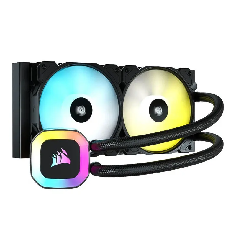 Kit de Watercooling CORSAIR H100 RGB / LGA 1851 / AM5 / Noir