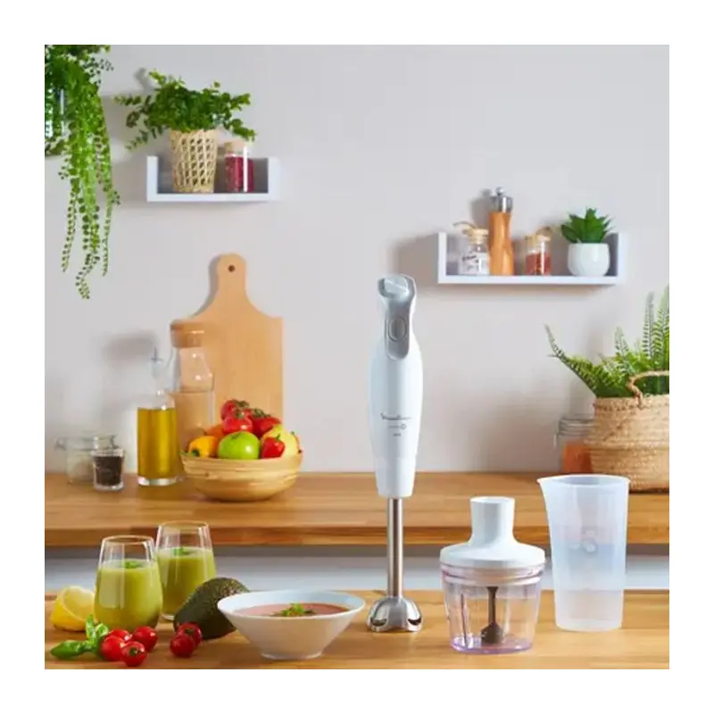 MIXEUR PLONGEANT 3EN1 MOULINEX DD552110 / 600W / BLANC