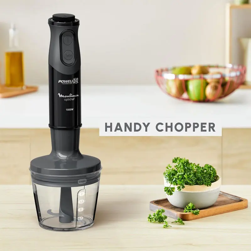 Mixeur Plongeant Moulinex 800ml / NOIR / DD6552EG