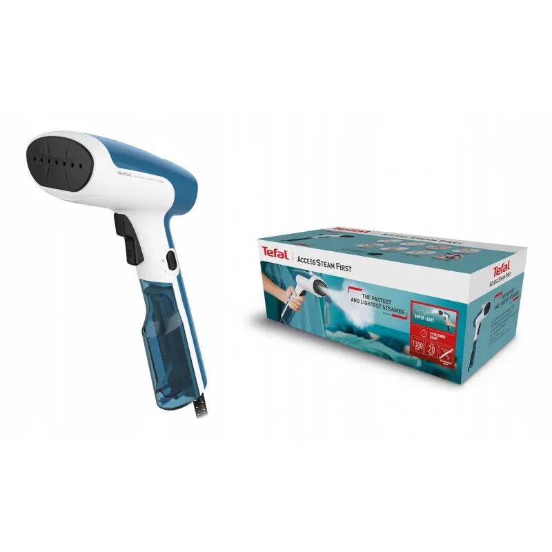 Défroisseur vapeur à main TEFAL DT6130EO / Blanc et Bleu