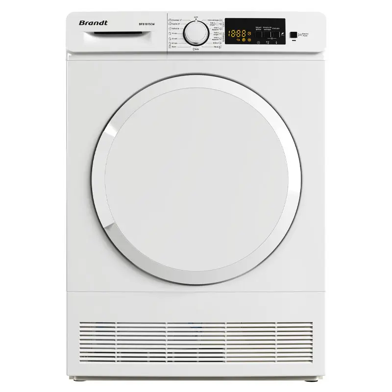 SECHE LINGE BRANDT 10 KG Frontale BLANC / DFB1015CW