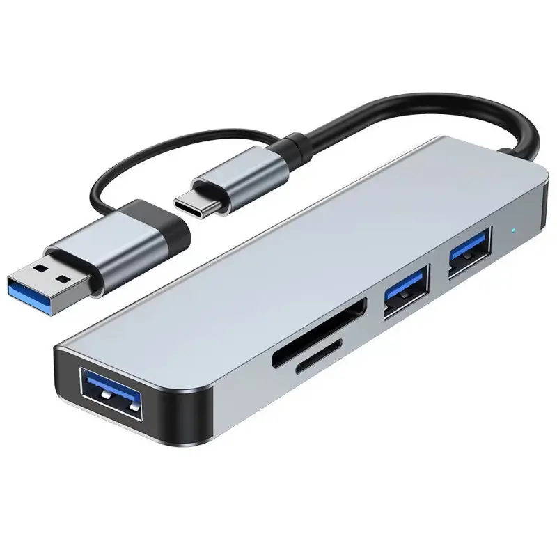 CONVERTISSEUR TYPE C+USB 3.0 TO 5EN1