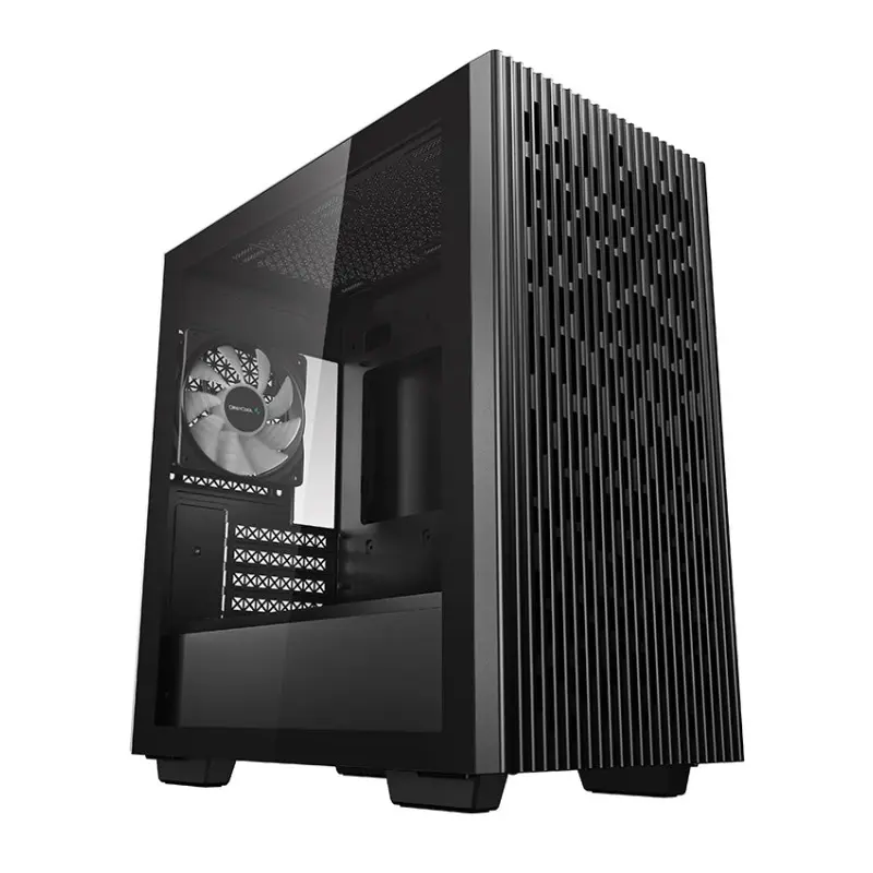 Boîtier Gaming Moyen Tour DeepCool MATREXX 40 3FS / Micro-ATX / RGB / Noir