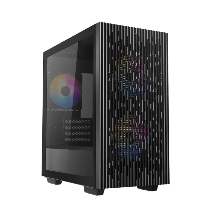 Boîtier Gaming Moyen Tour DeepCool MATREXX 40 3FS / Micro-ATX / RGB / Noir