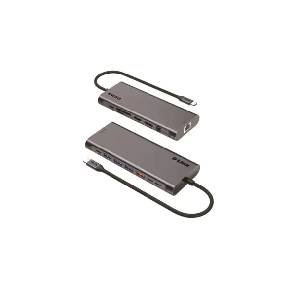 Hub 14-in-1 USB-C D-Link DUB-C114 / Gris